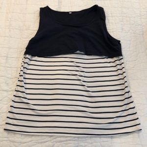 Nursing tank top